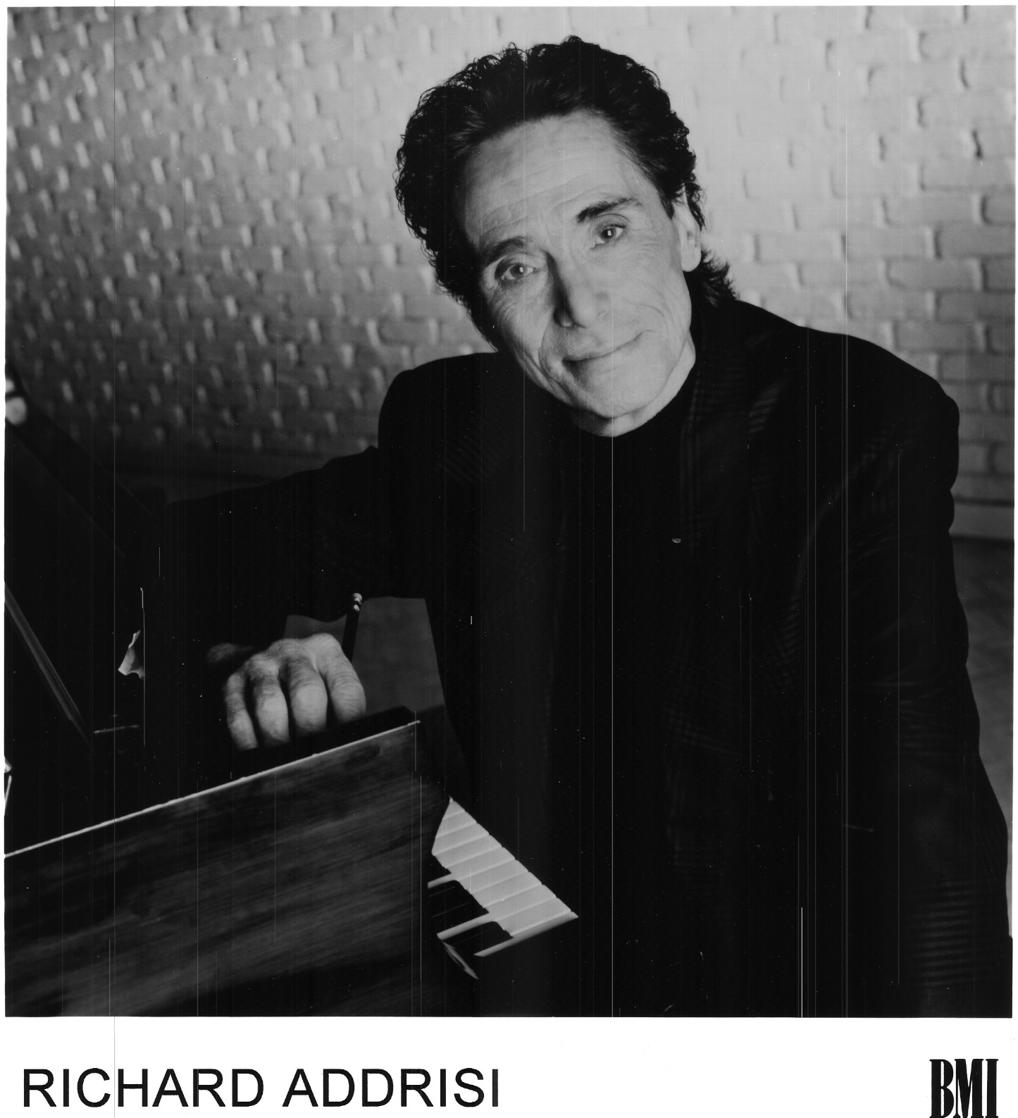 Richard Addrisi at the piano, BMI publicity portrait
